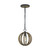 Visual Comfort Studio - P1302WOW/AF - One Light Mini Pendant - Allier - Weathered Oak Wood / Antique Forged Iron