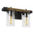 Visual Comfort Studio - VS18252DWK/SGM - Two Light Vanity - Angelo - Distressed Weathered Oak / Slate Grey Metal