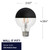 Bulbrite - 776835 - Light Bulb - 2 - Half Black