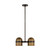 Visual Comfort Modern - AKPD33827BDZ/BWB - LED Pendant - Octavia - Blackened Bronze/Bright Worn Brass