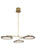 Visual Comfort Modern - CDCH17227WONB - LED Chandelier - Shuffle - Natural Brass