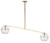 Lowing Two Light Chandelier (SLCH356CPAB)