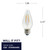 Bulbrite - 776580 - Light Bulb - Fiesta - Clear/Iridescent