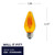 Bulbrite - 776581 - Light Bulb - Fiesta - Amber