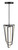 Onyx LED Pendant (FR31037BLK)