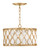 Fredrick Ramond - FR41503PI - LED Convertible Semi-Flush Mount - Estie - Piastra Gold