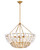 Fredrick Ramond - FR41636DA - LED Chandelier - Azalea - Distressed Brass