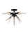 Fredrick Ramond - FR47401BLK - LED Semi-Flush Mount - Ariel - Black