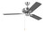 Generation Lighting - 3LD48BS - 48 Ceiling Fan - Linden - Brushed Steel