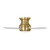Orbis 32 Hugger LED 32"Ceiling Fan (3OBSHR32SBD)