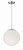 Craftmade - 56892-CH-WG - One Light Pendant - Gaze - Chrome