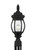 Generation Lighting - 82202-12 - One Light Outdoor Post Lantern - Wynfield - Black