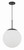 Craftmade - 56893-FB-WG - One Light Pendant - Gaze - Flat Black
