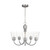 Generation Lighting - GLC1145BS - Five Light Chandelier - Miles - Brushed Nickel