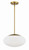 Craftmade - 56894-SB-WG - One Light Pendant - Gaze - Satin Brass