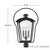 Yale LED Post Top or Pier Mount Lantern (13301BK)