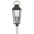 Dawson LED Post Top or Pier Mount Lantern (17501BK)
