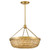 Hinkley - 48423LCB-NAT - LED Convertible Semi-Flush Mount - Sanibel - Lacquered Brass