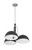 Kahn Three Light Outdoor Chandelier (57223-MNSA)