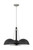 Kahn Three Light Outdoor Chandelier (57223-MNSA)