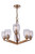 Craftmade - 57326-SB - Six Light Chandelier - Guiding Star - Satin Brass
