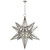 Visual Comfort Signature - CHC 5213BSL-AM - Three Light Lantern - Moravian Star - Burnished Silver Leaf