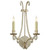 Visual Comfort Signature - CHD 2550BSL-CG - Two Light Wall Sconce - Oslo - Burnished Silver Leaf