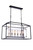 Aaron Six Light Island Pendant (58076-FBSB)