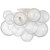 manufacturer_finish:Plaster White and Clear Swirled Glass