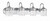Craftmade - 58104-CH - Four Light Vanity - Wrenn - Chrome
