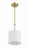 Fortuna One Light Mini Pendant (58291-SB)