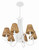 Kokomo Six Light Chandelier (58326-MWW)