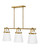 Lark - 83056LCB - LED Linear Chandelier - Tori - Lacquered Brass