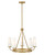 Lark - 83625GO - LED Chandelier - Selma - Gold