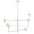 Lark - 84246TXP - LED Chandelier - Darla - Textured Plaster