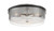 Minka-Lavery - 1059-691 - Three Light Flush Mount - Cole's Crossing - Coal w/Brushed Nickel