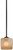 Minka-Lavery - 1181-357 - One Light Mini Pendant - Raiden - Iron Oxide