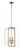 Minka-Lavery - 1214-706 - Four Light Pendant - Aureum - Matte White w/Honey Gold