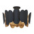 Vailen Seven Light Semi Flush Mount (1417-897)