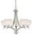 Minka-Lavery - 1425-84 - Five Light Chandelier - Paradox - Brushed Nickel