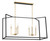 Minka-Lavery - 1466-883 - Six Light Island Chandelier - Colwick - Coal Black & Signature Brass