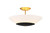Minka-Lavery - 1701-781 - Three Light Flush Mount - Bax - Sand Coal