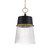 Minka-Lavery - 193-876 - One Light Pendant - Stamford - Dark Matte Black