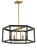 Minka-Lavery - 2116-726 - Six Light Pendant - UNION ESTATES - Coal And Soft Brass