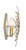 Flower Child One Light Wall Sconce (2141-735)