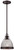 Minka-Lavery - 2242-267C - One Light Mini Pendant - Dark Brushed Bronze