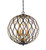 Minka-Lavery - 2405-680 - Five Light Pendant - Gilded Glam - Sand Coal w/Painted And Plated Honey Gold