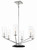 Minka-Lavery - 2495-572 - Six Light Chandelier - Highland Crossing - Polished Nickel w/Coal