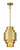 Minka-Lavery - 2531-695 - One Light Mini Pendant - SpyGlass Terrace - Soft Brass