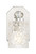 Crystal Kay One Light Bath Vanity (2611-77)